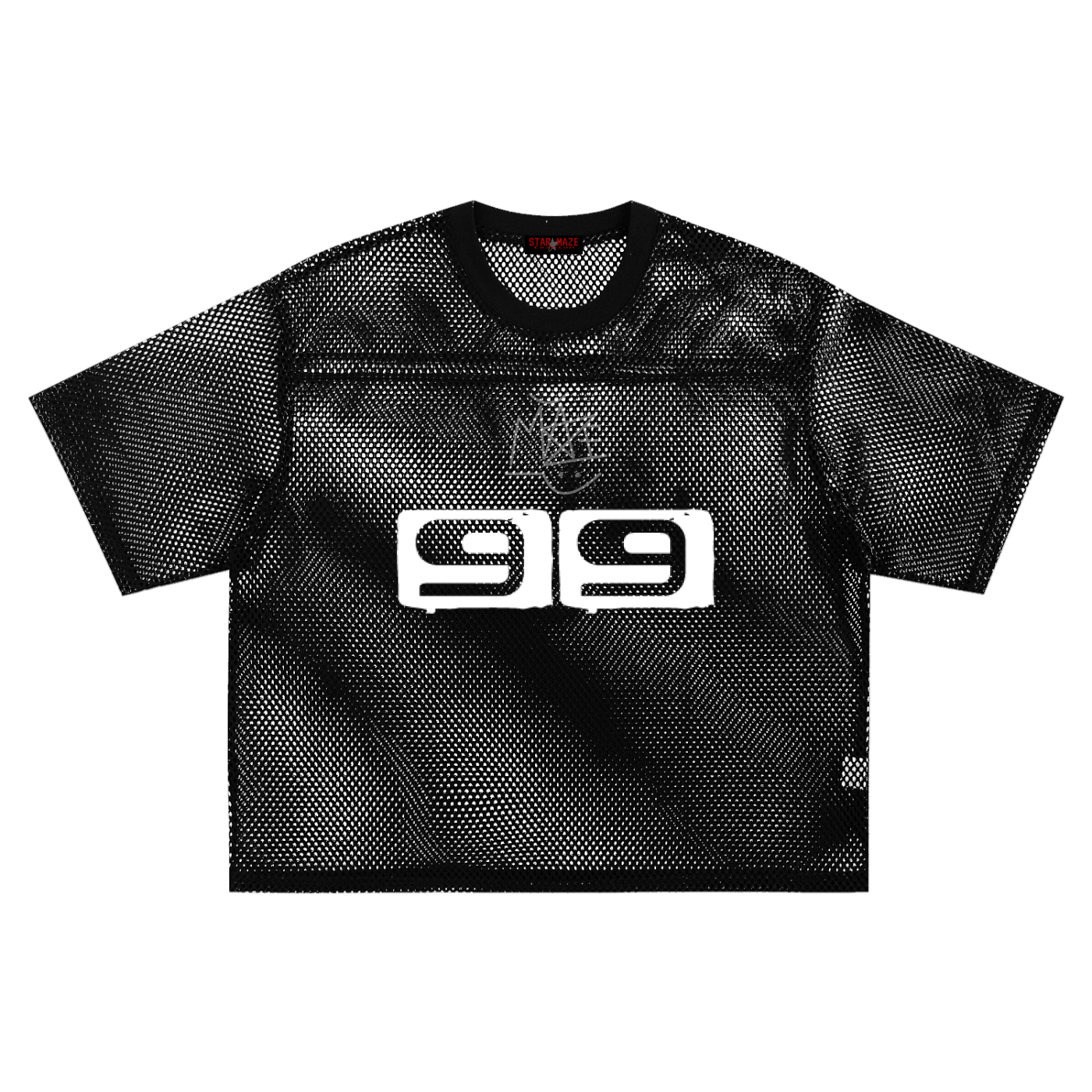 See-through Boxy Net T-Shirt