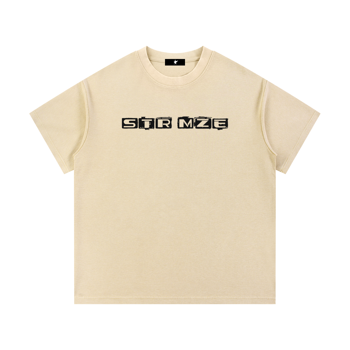 Mineral Wash Waffle Knit T-Shirt
