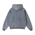 Zip-Through Boxy Fleece Hoodie