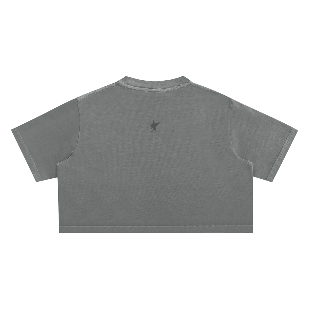 Snow Washed Crop Top