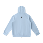 Heavyweight Raglan Sleeve Zip Hoodie