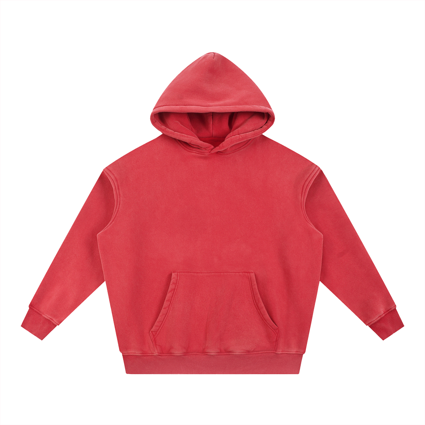 Snow Wash Fleece Oversize Hoodie