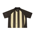 Unisex Striped Mesh Boxy Soccer Jersey