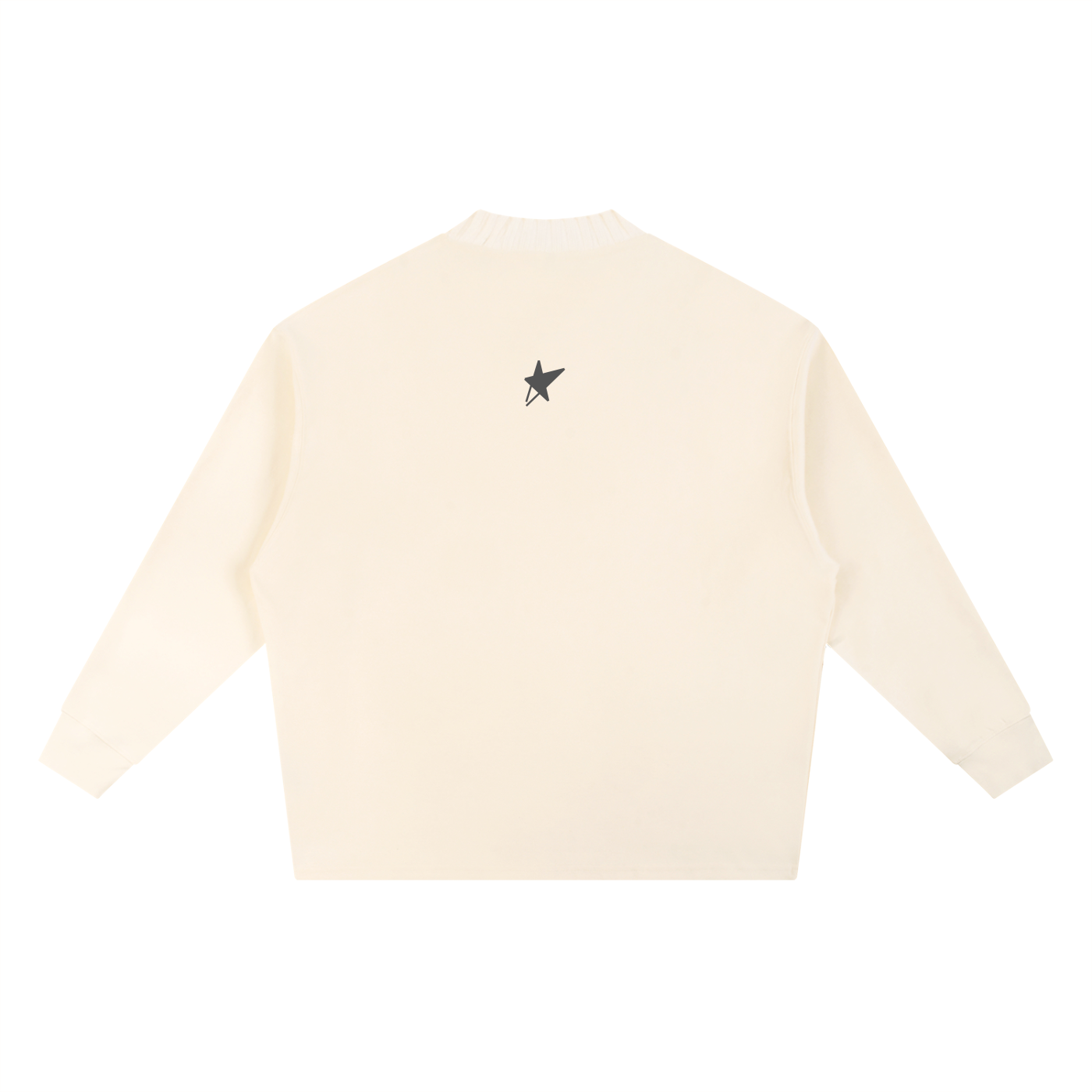 Knitted Round Neck Oversize Sweatshirt