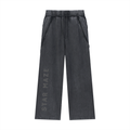 Snow Washed Tape Raw Edge Sweatpants