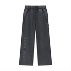 Snow Washed Tape Raw Edge Sweatpants