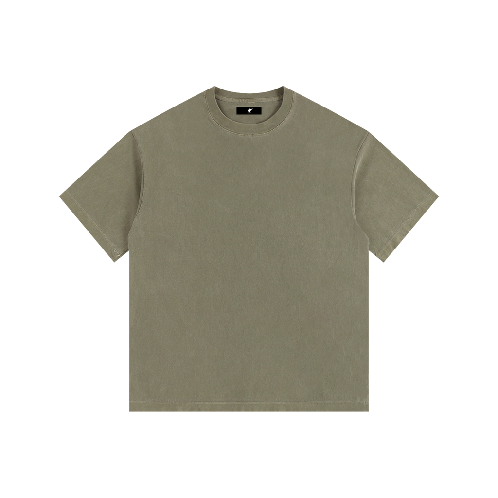 Vintage Washed Oversized Cotton T-Shirt