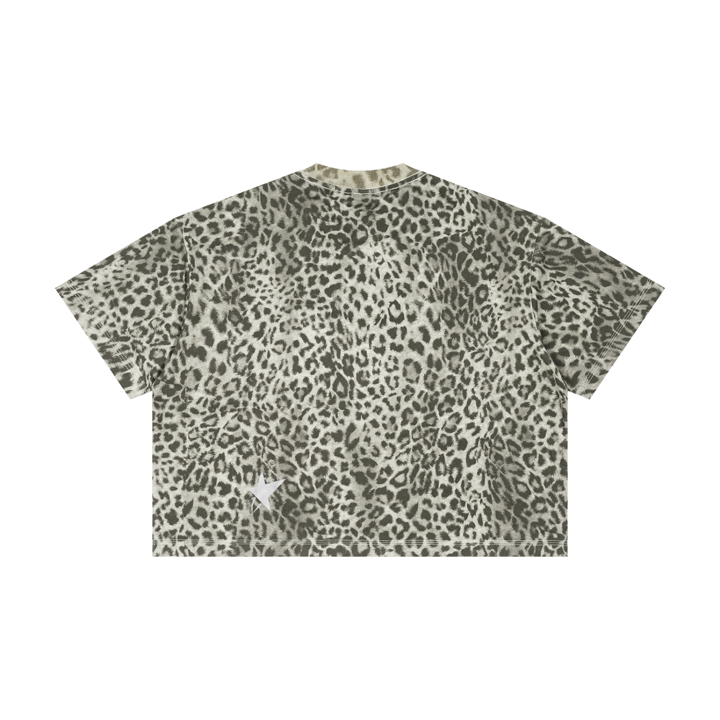 Unisex Leopard Print Boxy T-Shirt