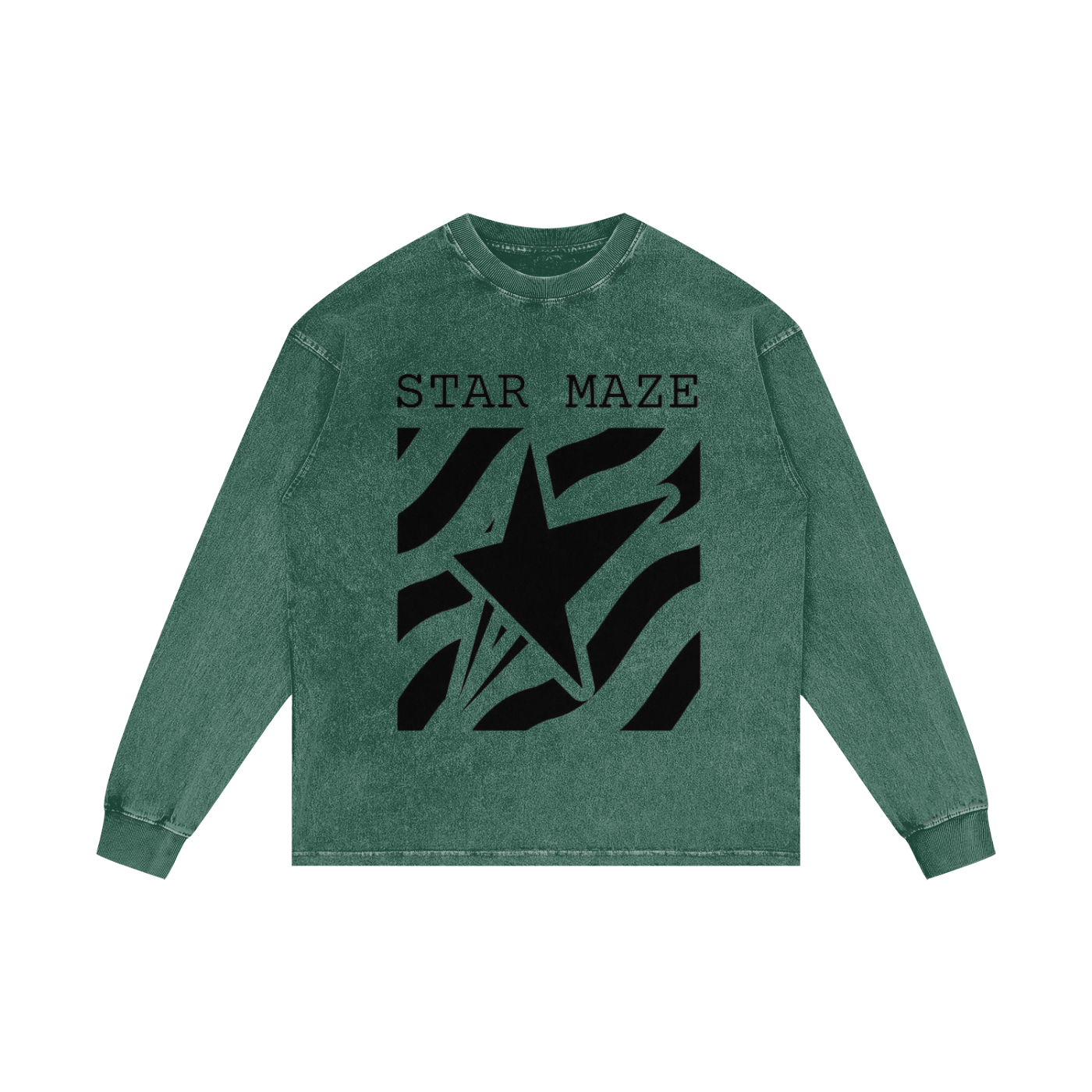 Acid Wash Oversize Long Sleeve T-Shirt