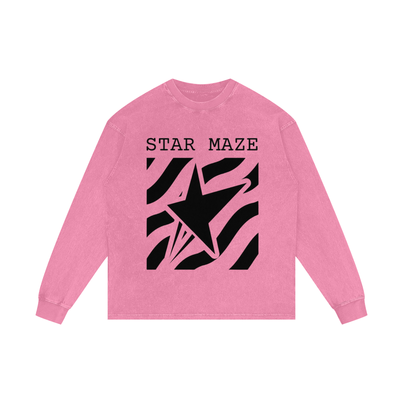 Acid Wash Oversize Long Sleeve T-Shirt