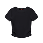 Ruched Bodycon Crop Top