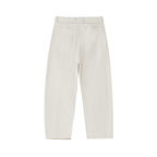 Belted Barrel-leg Chino Pants