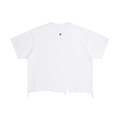 Vintage Wash Boxy Distressed Hem T-Shirt
