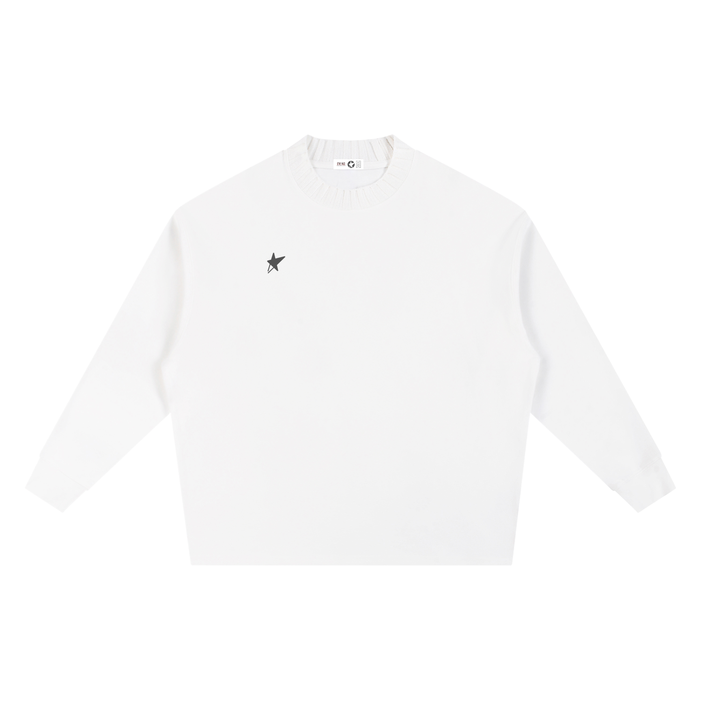 Knitted Round Neck Oversize Sweatshirt