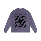 Acid Wash Oversize Long Sleeve T-Shirt