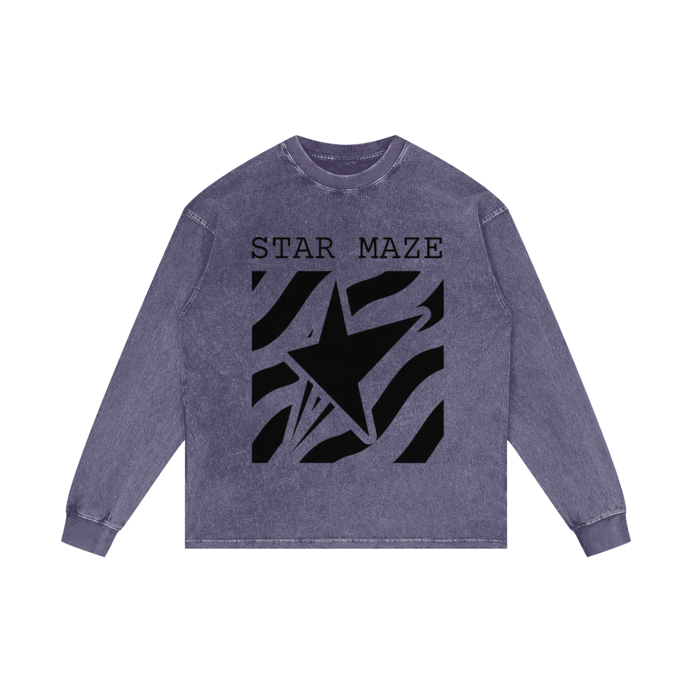 Acid Wash Oversize Long Sleeve T-Shirt