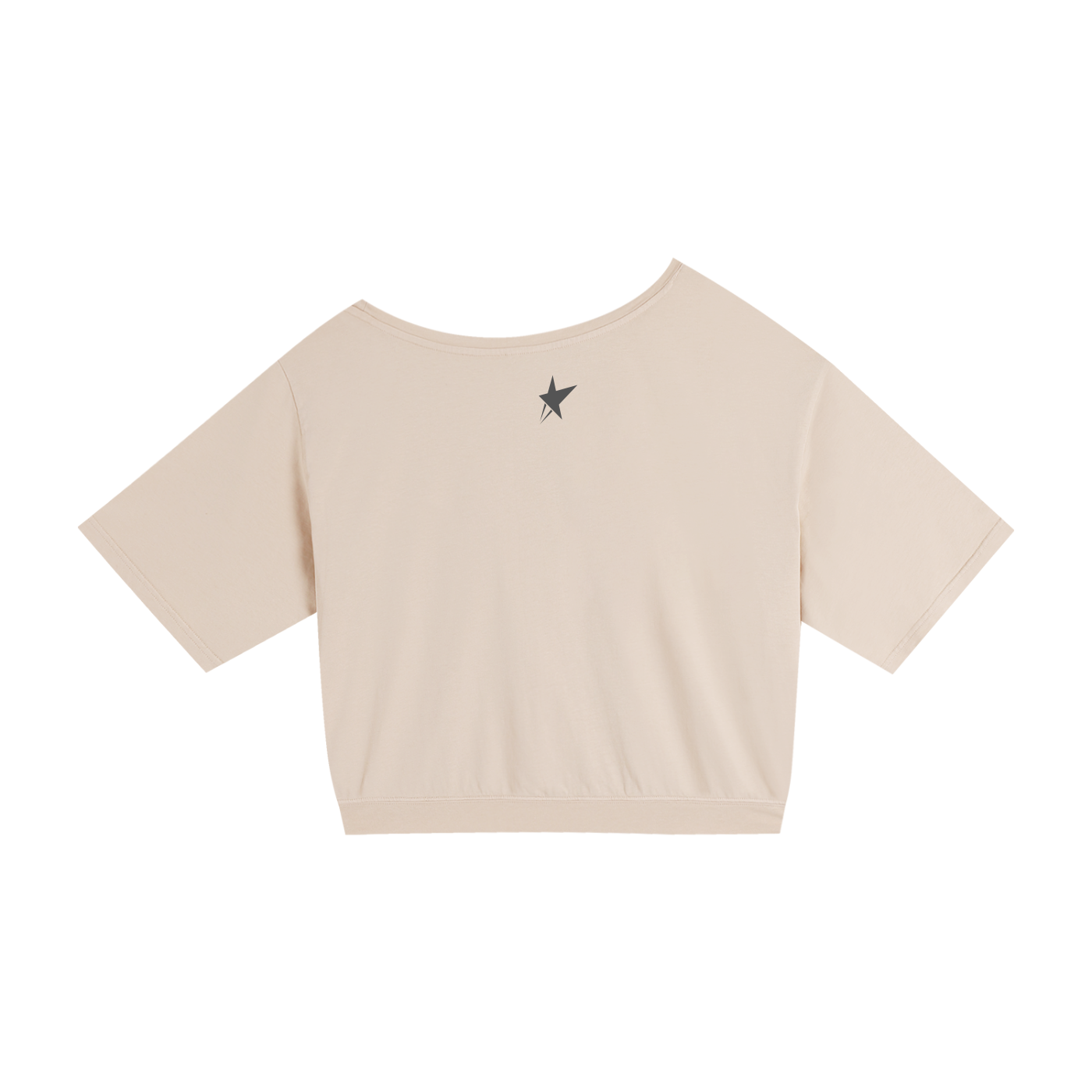 Asymmetric Shoulder Oversized Cotton T-Shirt