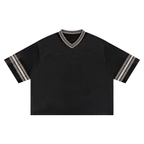Unisex Boxy Striped Soccer Jersey