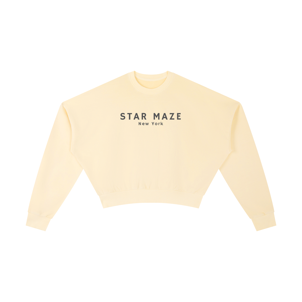 Vintage Washed Cropped Sweatshirt
