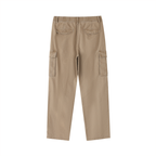 Cotton Elastic-Waist Cargo Pants