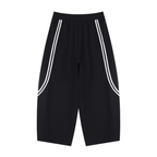 Unisex Wide Leg Piping Sweatpants