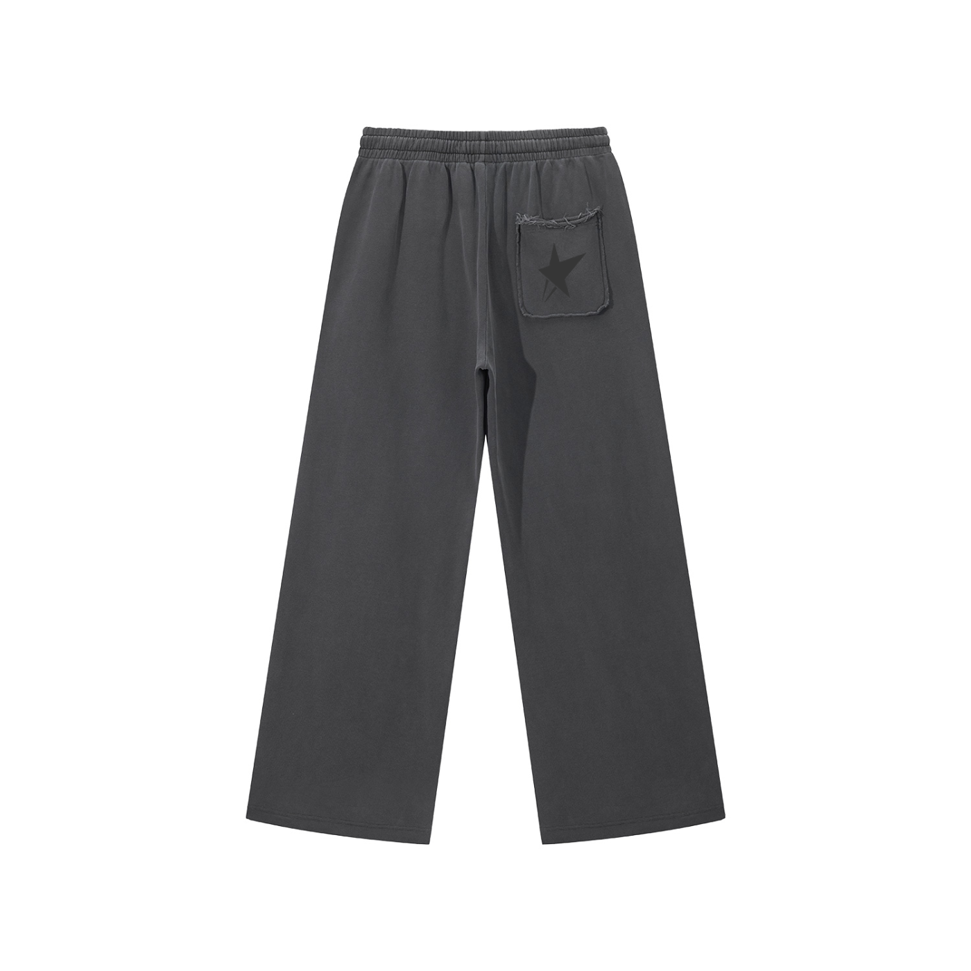 Snow Washed Raw Edge Sweatpants