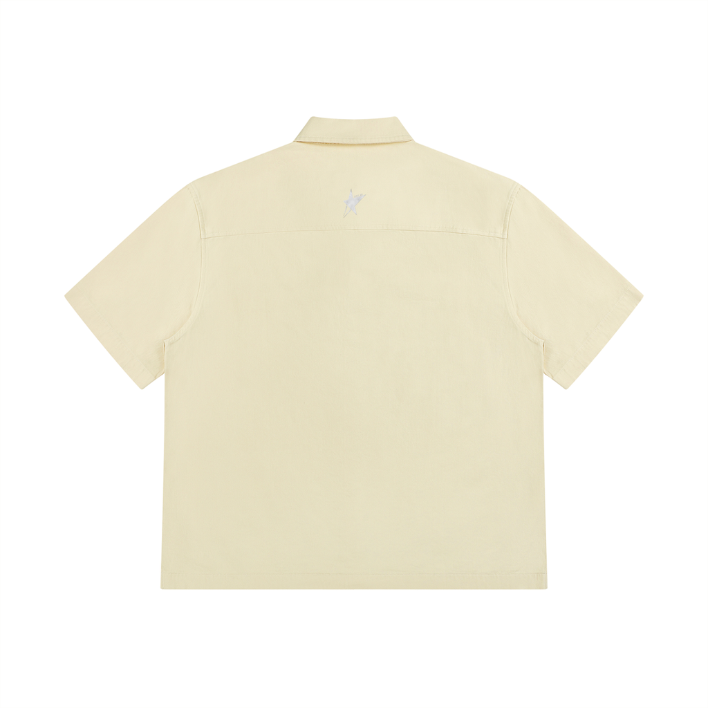 Unisex Boxy Patch Pocket Short Sleeve Shirt