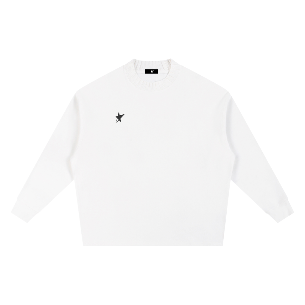 Knitted Round Neck Oversize Sweatshirt