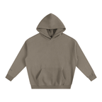 " signature " Oversize Fleeced Hoodie