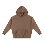 " signature " Oversize Fleeced Hoodie