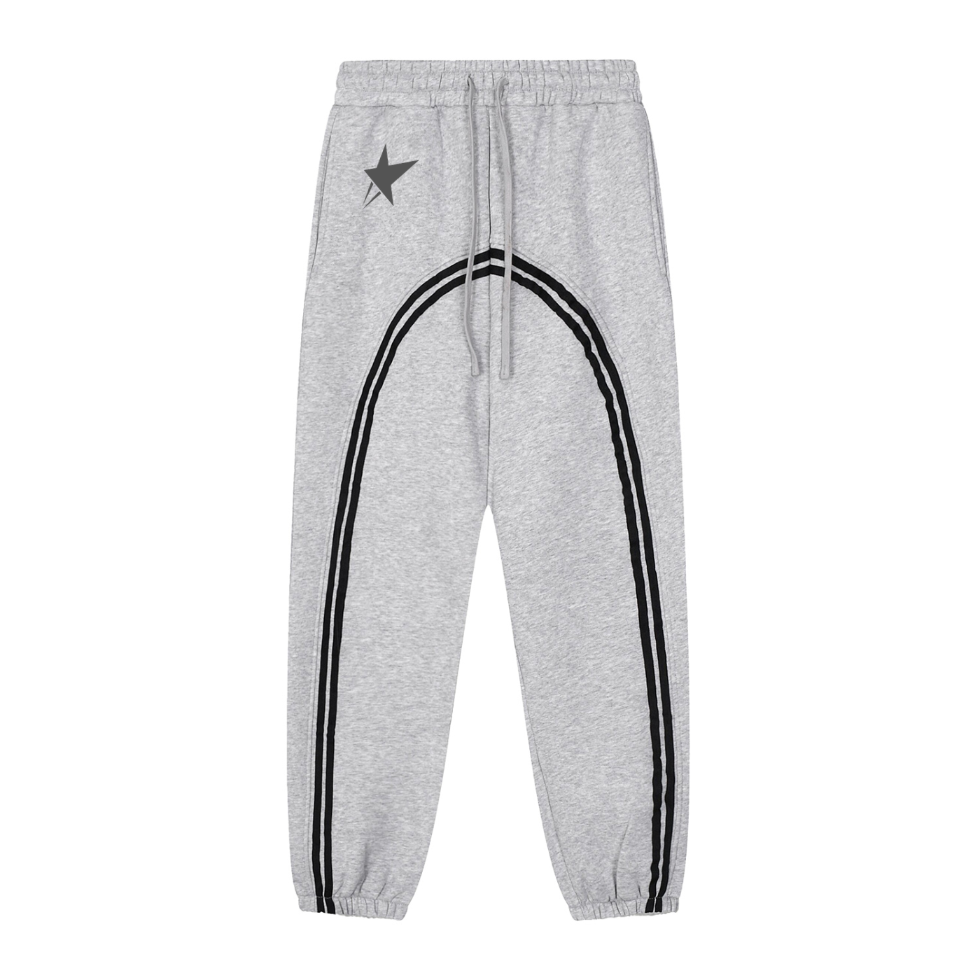 Sun Fade Contrast Tape Fleece Jogged Sweatpants