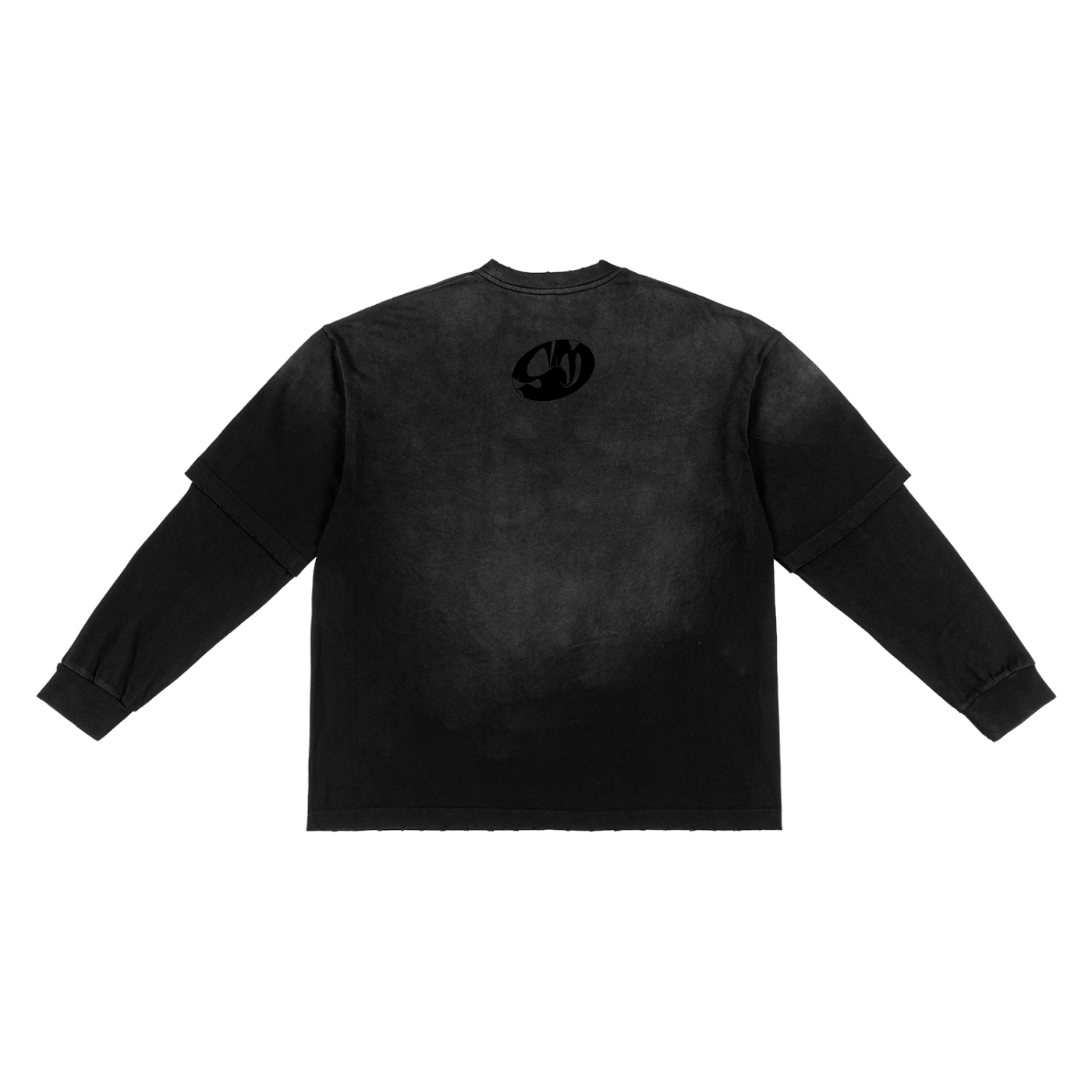 Sunfade Hand-Frayed Faux Two-Piece T-Shirt