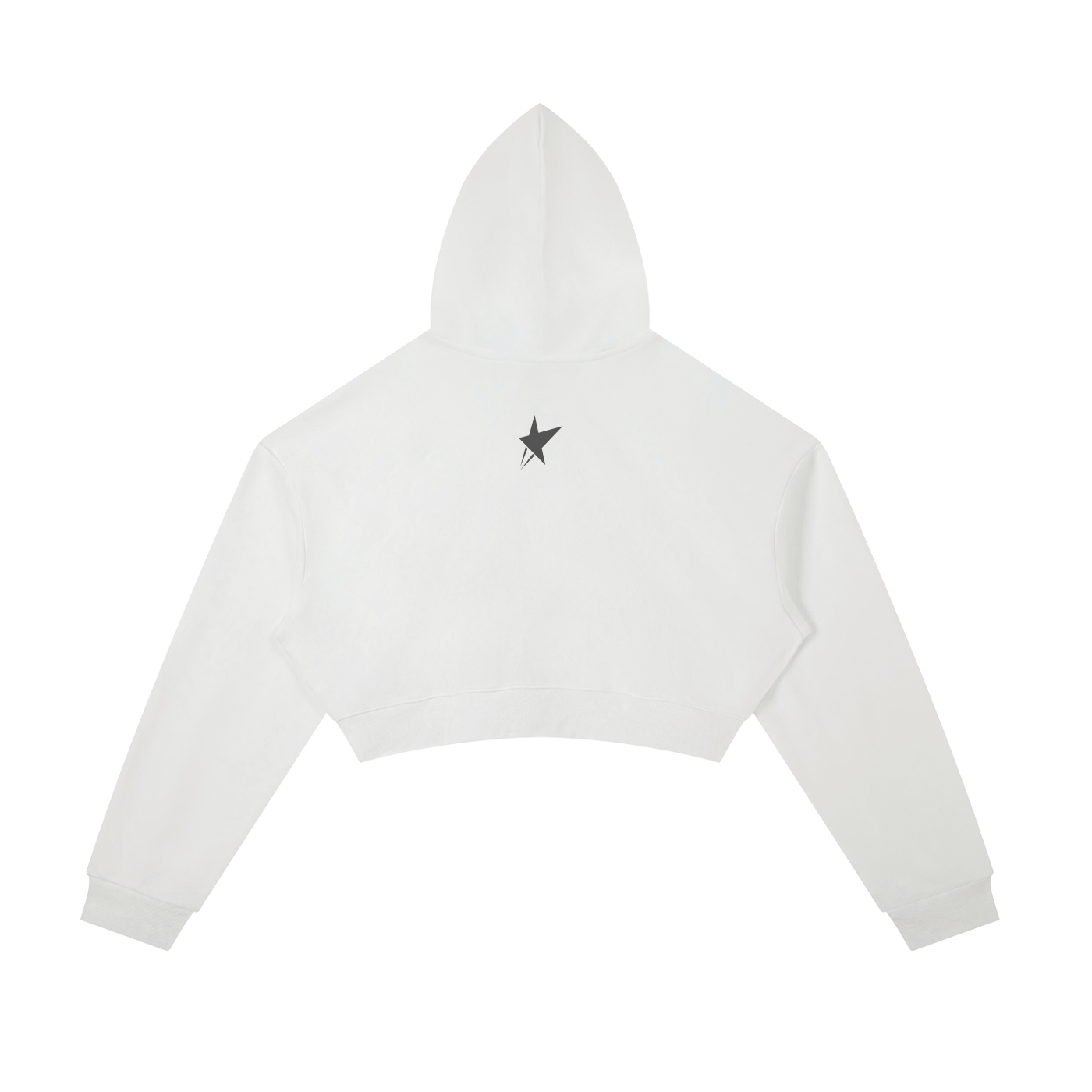 Cropped Zip-Up Hoodie