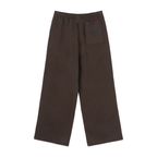 Fleece Drawstring Straight-Leg Sweatpants