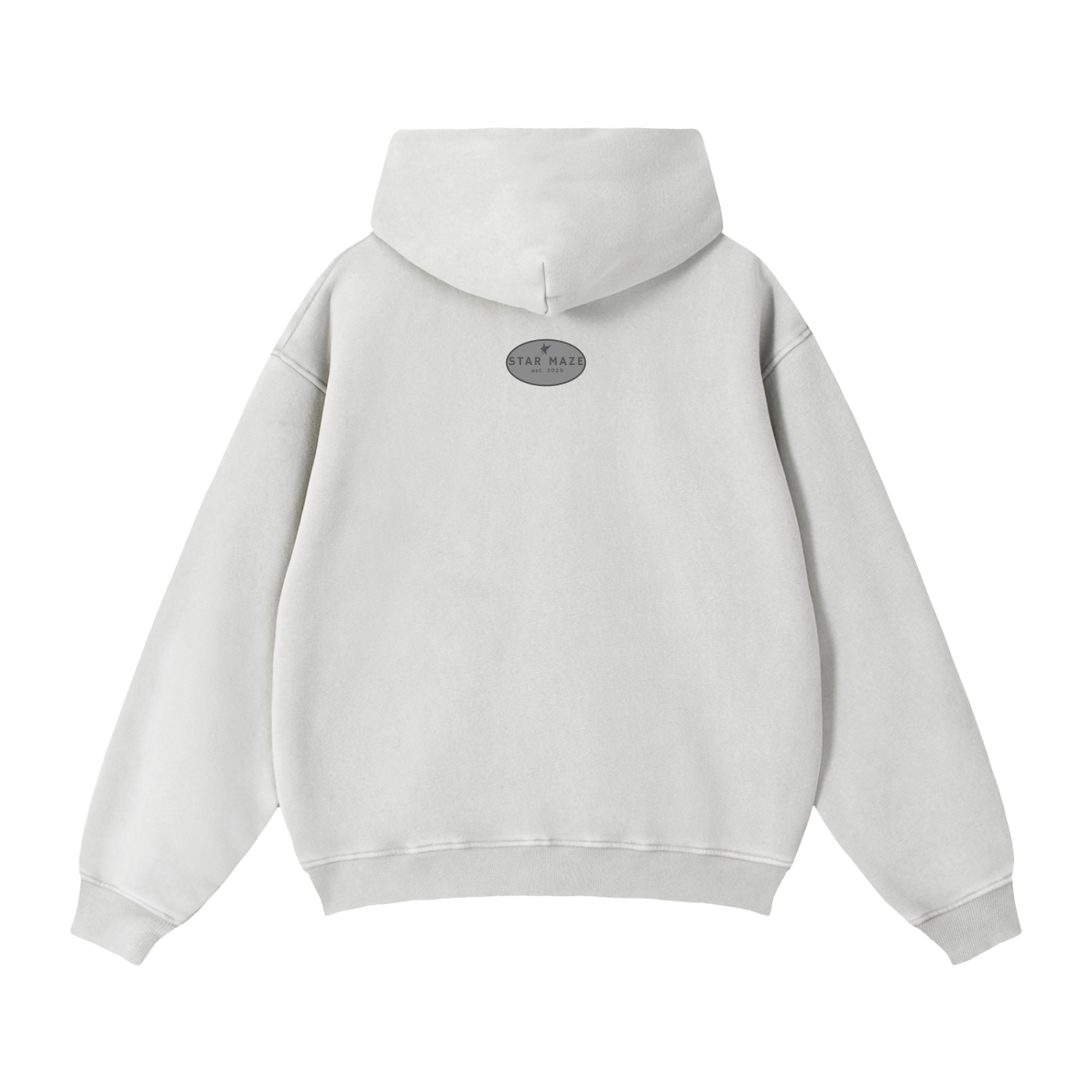Zip-Through Boxy Fleece Hoodie