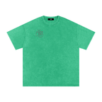 " Graffiti Tag " Snow Washed Oversized Cotton T-Shirt