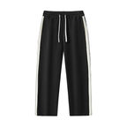 Contrast Side-Stripe Straight-Leg  Pants