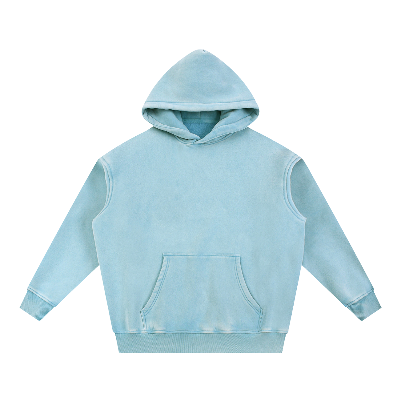 Snow Wash Fleece Oversize Hoodie