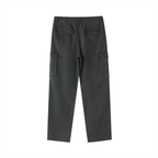 Cotton Elastic-Waist Cargo Pants