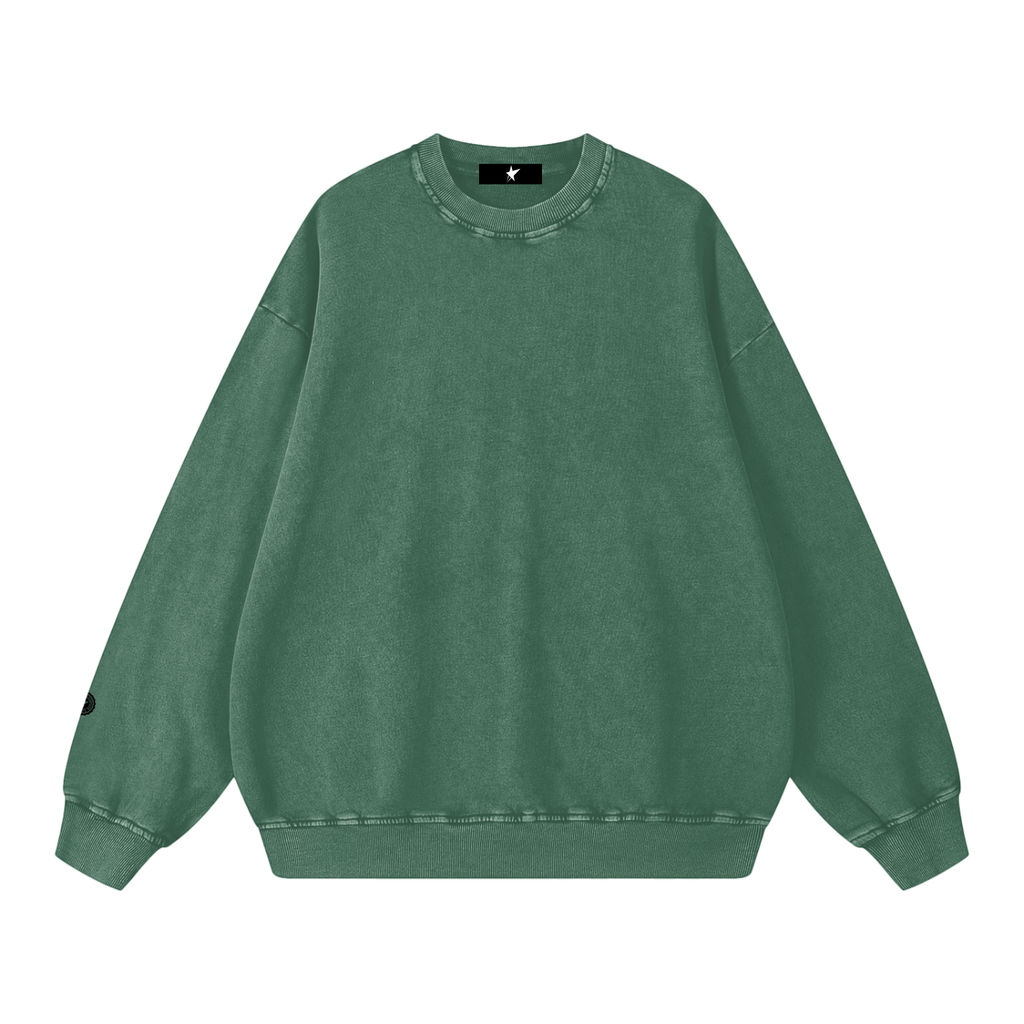 Snow Washed Oversized Sweatshirt