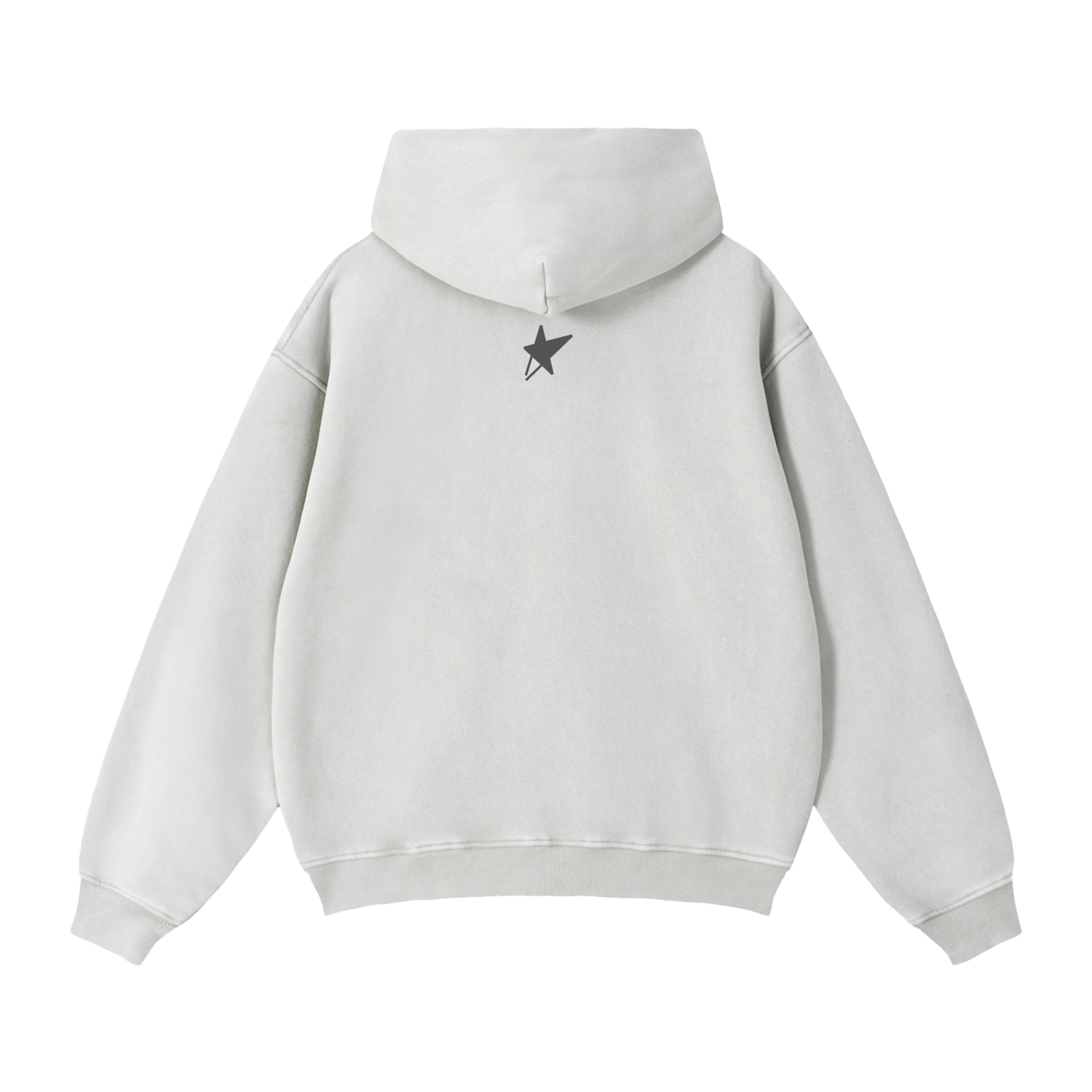 Zip-Through Boxy Fleece Hoodie