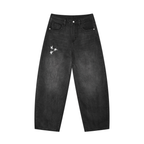 Men's Sunfade Vintage Wash Barrel Leg Jeans