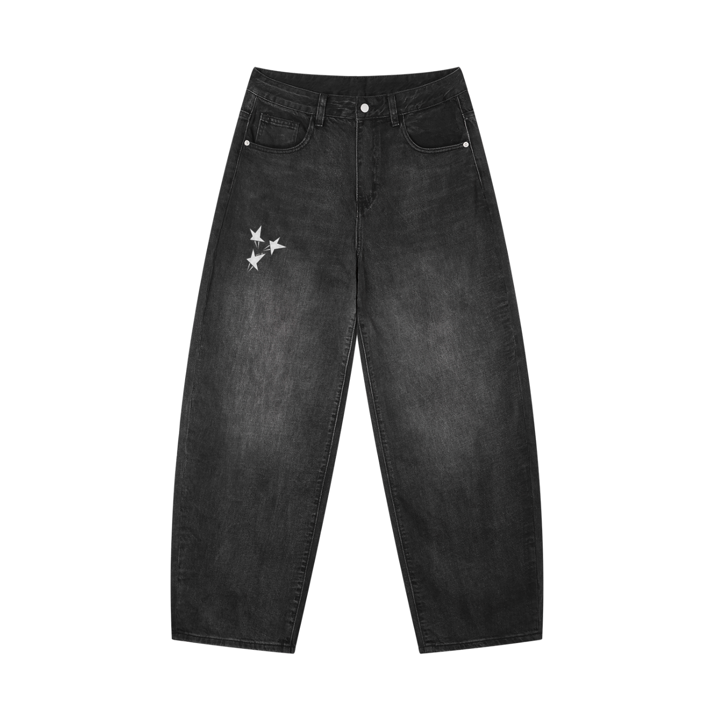 Men's Sunfade Vintage Wash Barrel Leg Jeans