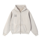 " Big Star " Full-Zip Boxy Fleece Hoodie