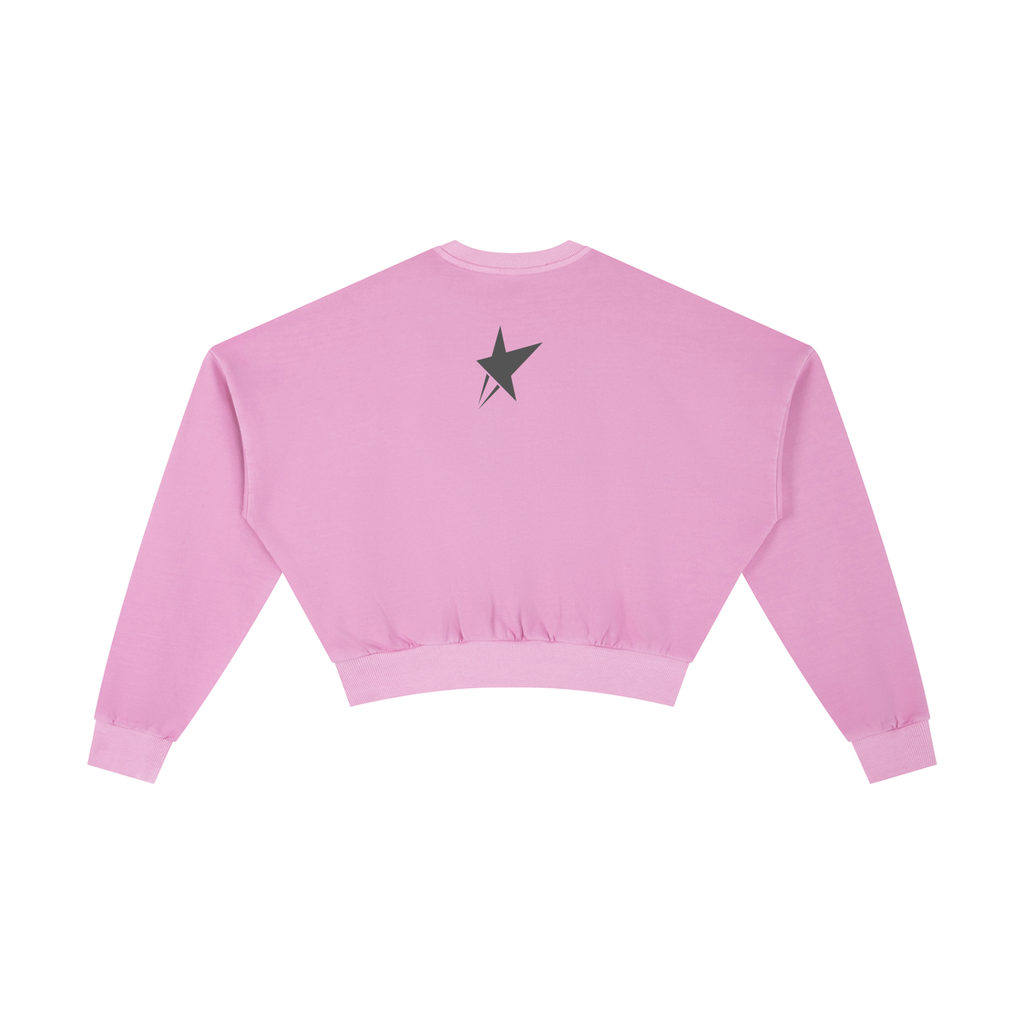 Vintage Washed Cropped Sweatshirt