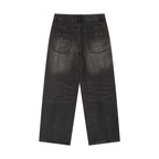 Vintage Wash Heavyweight Denim Jeans