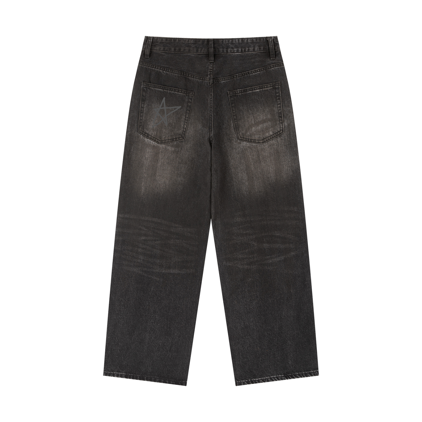 Vintage Wash Heavyweight Denim Jeans