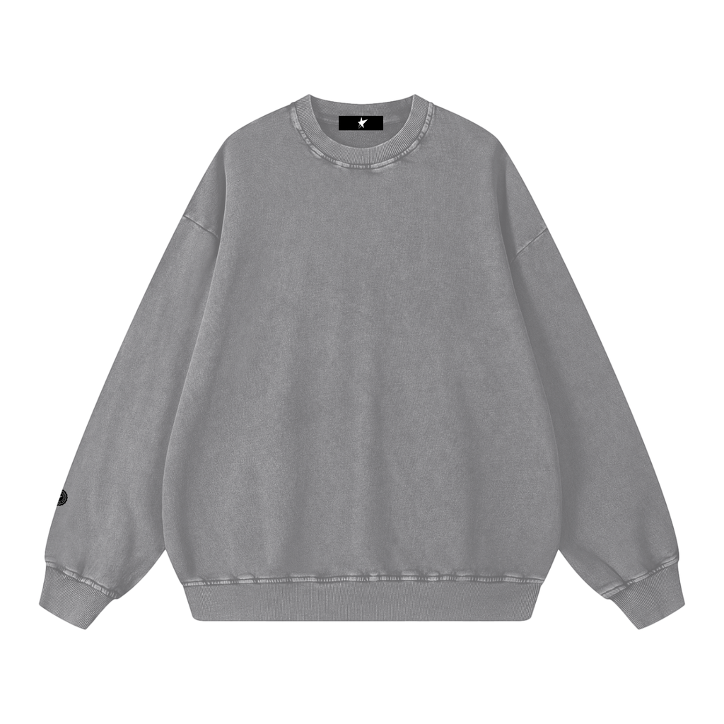 Snow Washed Oversized Sweatshirt