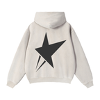 " Big Star " Full-Zip Boxy Fleece Hoodie